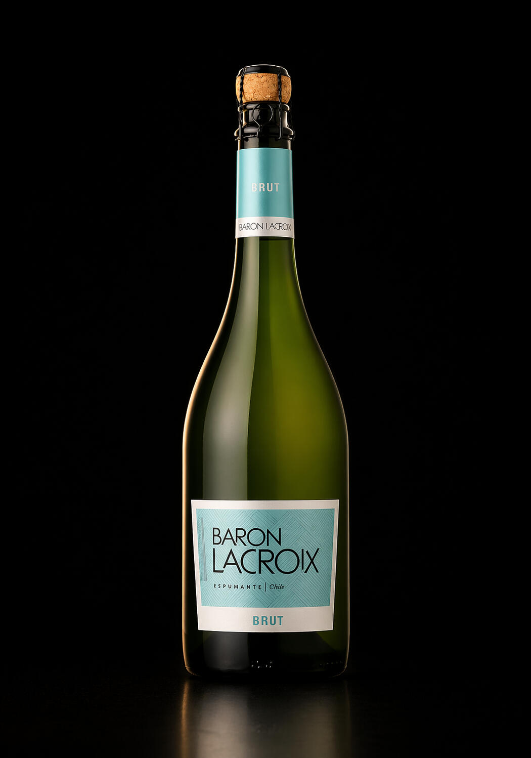 Baron Lacroix Brut Garrafa do espumante chileno Baron Lacroix Brut, produzido pela Viña Undurraga