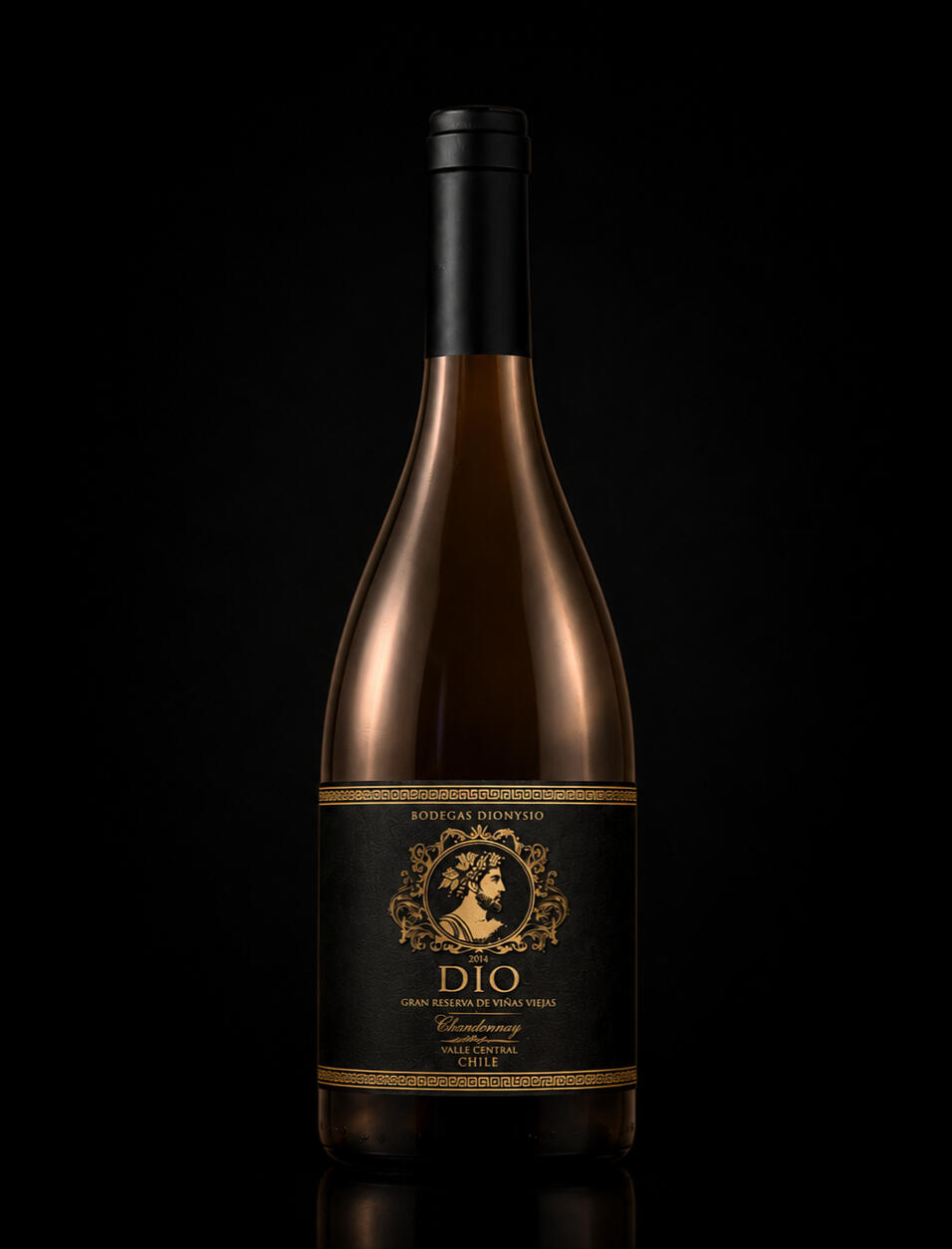 DIO Gran Reserva Chardonnay 2024 Garrafa do vinho chileno DIO Gran Reserva Chardonnay 2024, do Valle Central