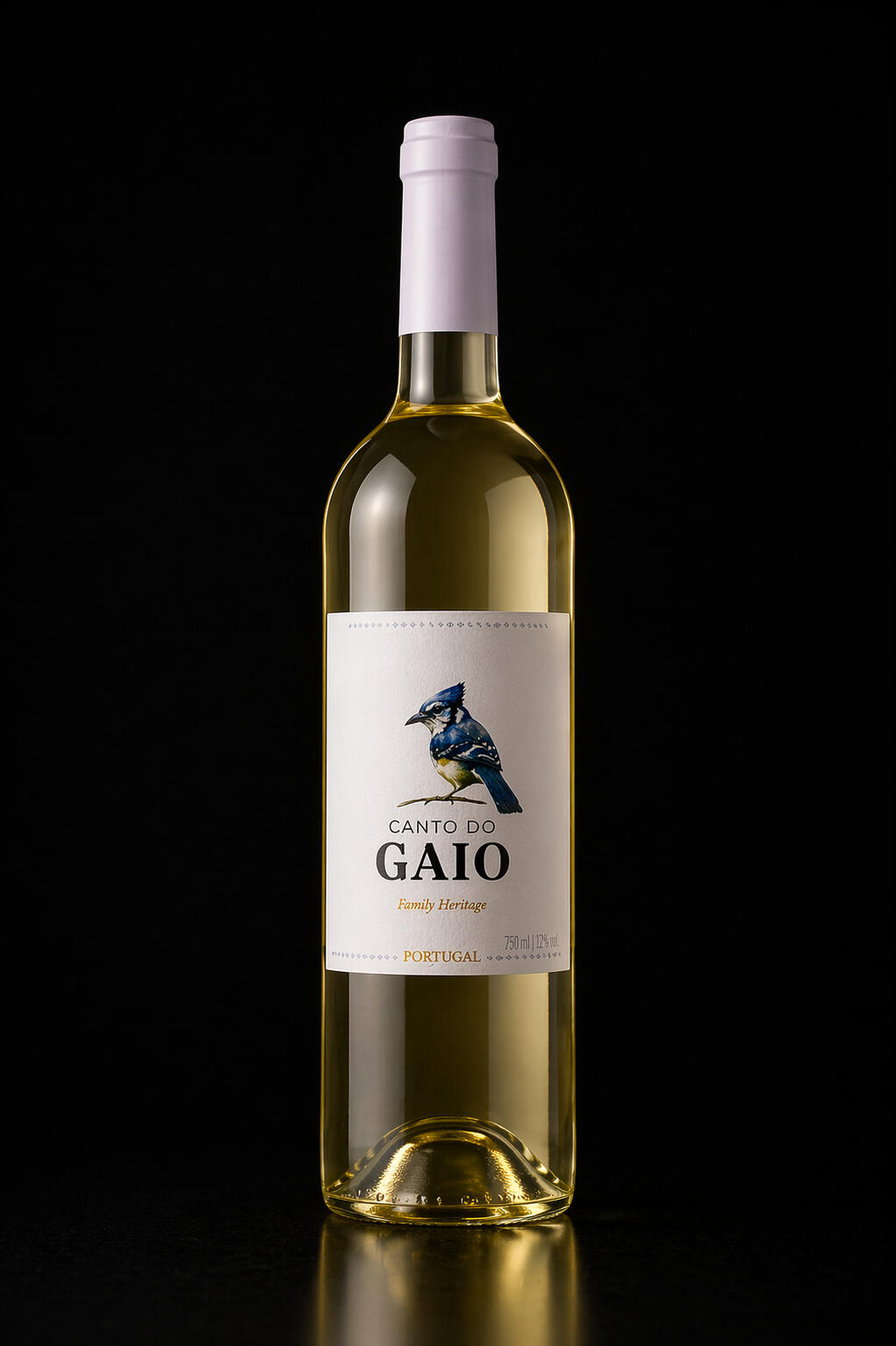 Canto do Gaio Branco 2024 Garrafa do vinho português Canto do Gaio Branco 2024, do Alentejo